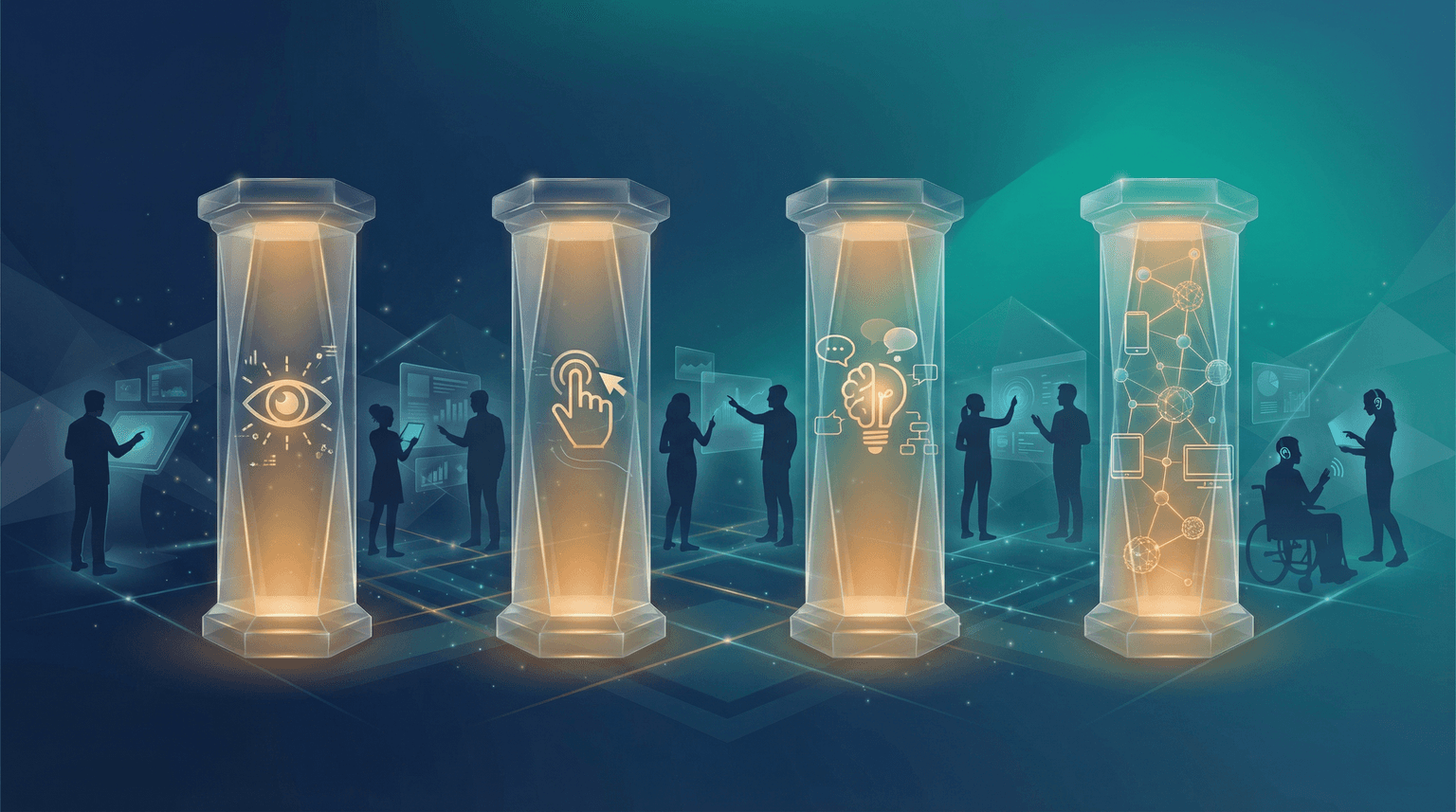 WCAG accessibility principles: Perceivable, Operable, Understandable, Robust