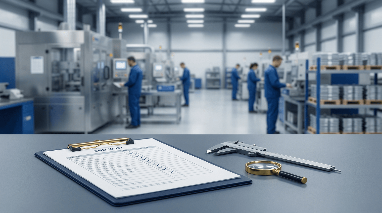 Quality control inspection checklist